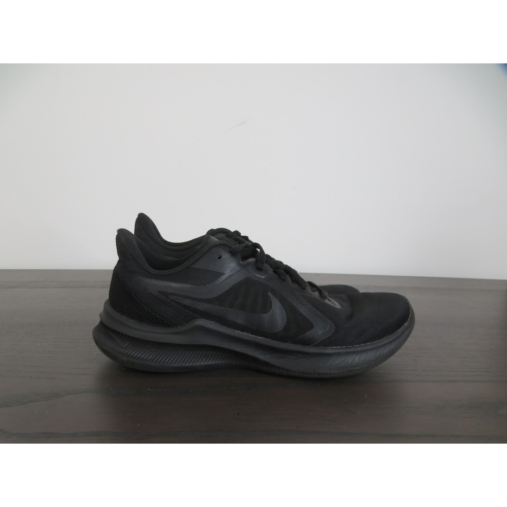 Nike Downshifter 10 Shoes Mens 8 Black Road Running Sneakers CI9981-002 Gym
